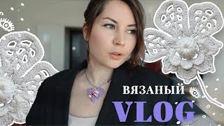 ментальное здоровье, вязание кружева крючком, мои чокеры.