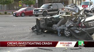 Authorities investigate deadly crash in Sacramento