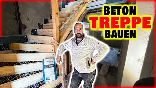 BETONTREPPE SELBER BAUEN  Einschalen, bewehren und betonieren! | Home Build Solution