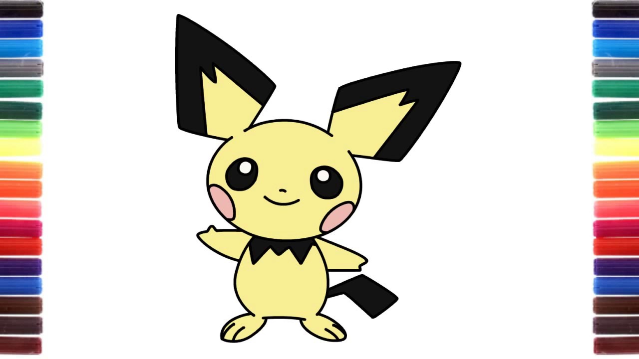 Featured image of post How To Draw Cute Pichu If you love this character and want to draw him follow the lesson below and you ll have it down in a jiffy