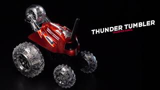 Rock & Roll Out with Sharper Image Thunder Tumbler 360 Degrees Remote Control Spinning Car Resimi