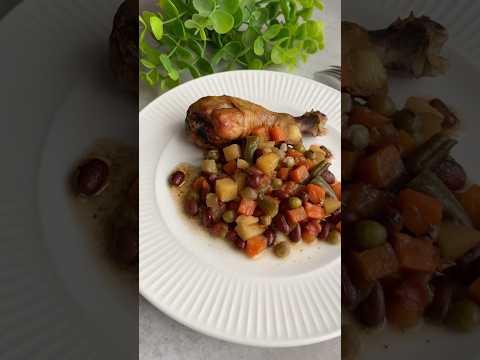 Когда нет времени готовить, а кушать хочется 😋 #быстрыйужин #курица #обед #овощи #вдуховке #рецепты