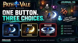 One Button, THREE Attacks! Building Combat With AI | Path of the Vale #4