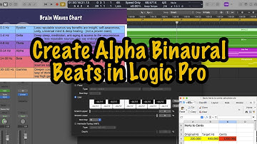 How to create alpha binaural beats in Logic Pro