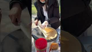 Have you ever had street crepes in Paris? #shorts #travelshorts