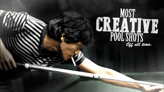 MOST CREATIVE POOL SHOTS - Of all time.