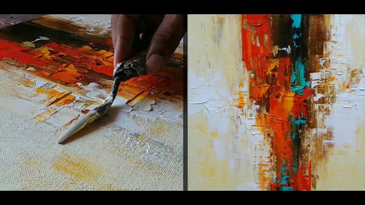 Abstract Painting / How to make abstract painting for Beginners