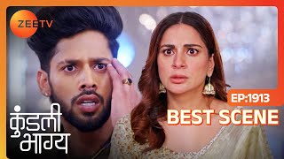 Preeta क थपपड स बखल गय Shaurya Kundali Bhagya Ep - 1913 Best Scene Zee Tv