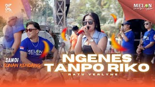 RATU VERLINE - NGENES TANPO RIKO || MELON MUSIC LIVE LAPANGAN SEMBORO LOR JEMBER