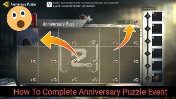 How To Complete Call Of Duty Mobile Anniversary Puzzle Event | Anniversary Puzzle CoDM