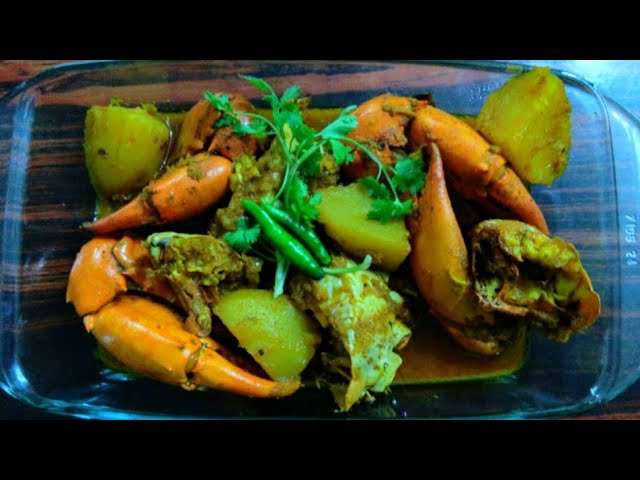 Bengali Style Crab Curry Recipe | Quick and Easy Seafood Recipes | Spicy Indian Crab Recipe | HUNGRY HUNT
