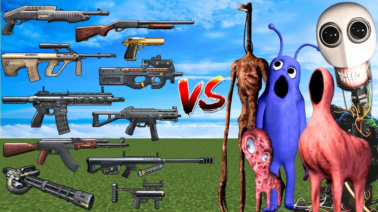 what TaCZ Gun is the strongest against All New Creepypasta? (part 2)