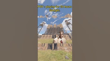 Rust - 24 hours straight. #xyzbca #foryou #rust #gaming #viral #foryoupage #pvp #gamingvideos #fun