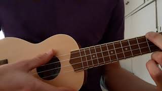 Vignette de la vidéo "Chachacha en Ukulele/ Tutorial ukulele facil acordes/guitar"