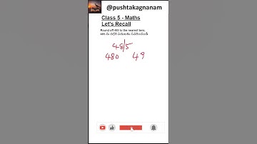 Class 5 - Maths - Round off to nearest ten 05 #pushtakagnanam #subscribe #maths #class5maths