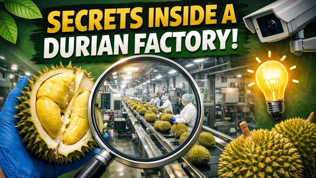 Secrets Inside a Modern Closed-Circuit Durian Processing Factory Seg🍃🔍💡