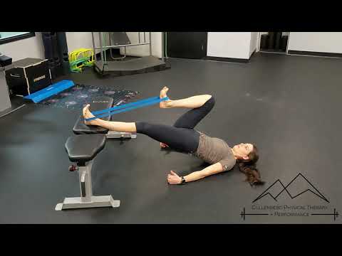 Feet Elevated Bridge with Hip Flexor March