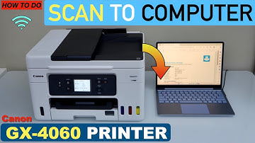 Canon MAXIFY GX4060 Scan To Computer !!