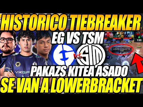 😲HISTORICO TIEBREAKER!!😲 EVIL GENIUS vs TSM BO1[GAME 1] "BetBoom Dacha"😲