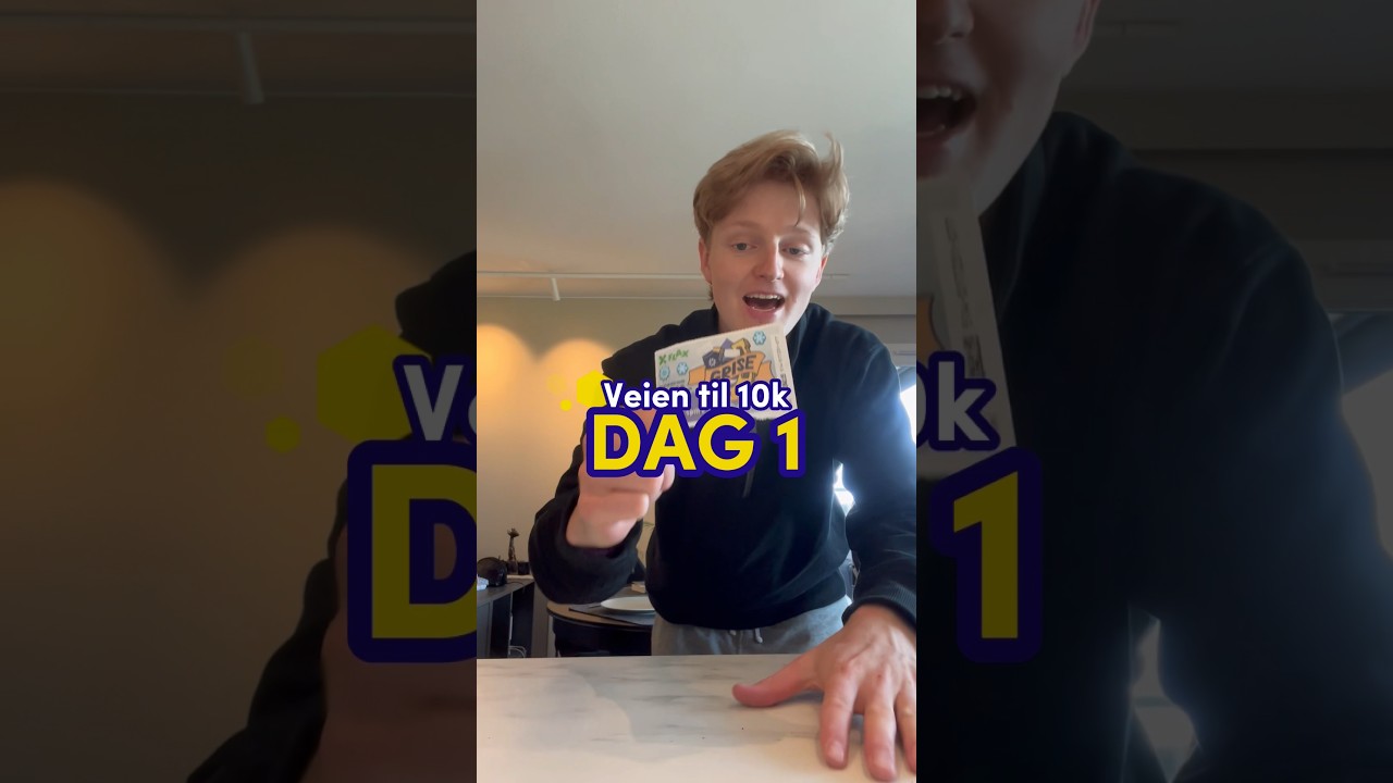 Dag 1 - Veien til 10k fra skrapelodd💰