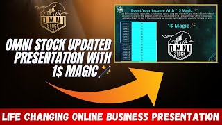 Omni Stock Updated Presentation With 1$ Magic | Omni Stock Latest Presentation 2024 | Updated Slides