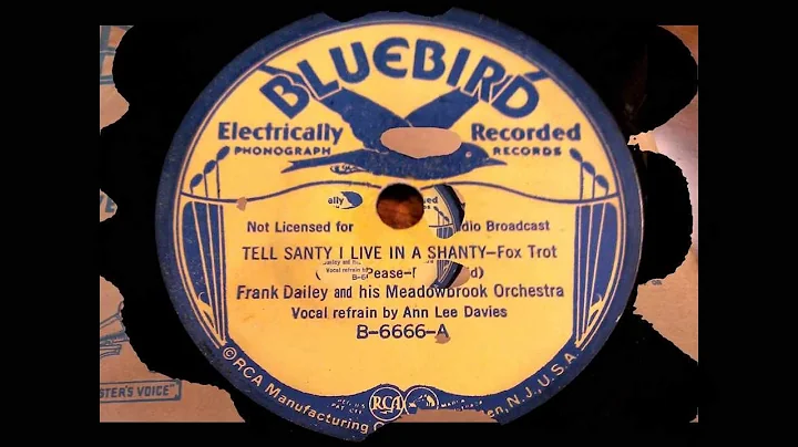 Frank Dailey and His Orchestra, w/Ann Lee Davies -...