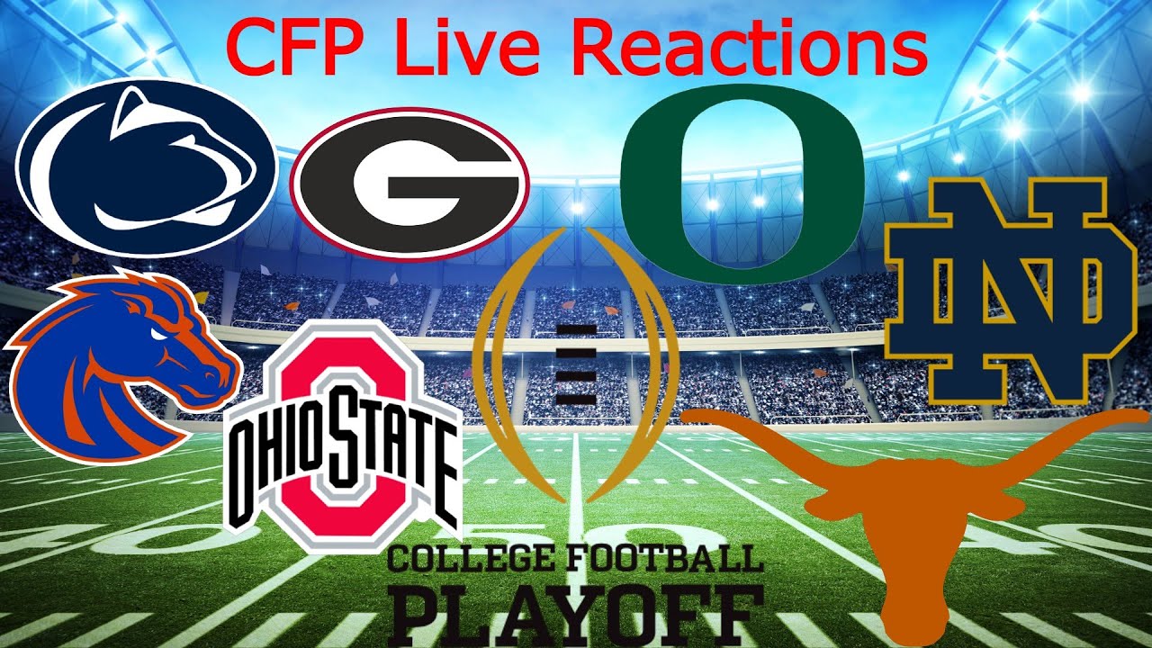 College Football Playoff Rankings Live Reactions and Analysis - YouTube