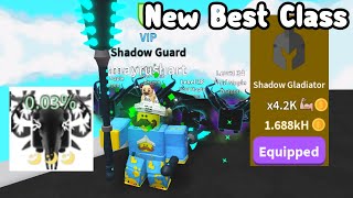 Unlocked New Best Class Shadow Gladiator! New Rarest Shadow Witch - Saber Simulator Roblox