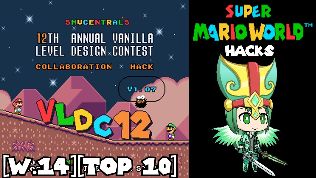 SMW Hack: The 12th Annual Vanilla Level Design Contest - World 14 [Top 10]