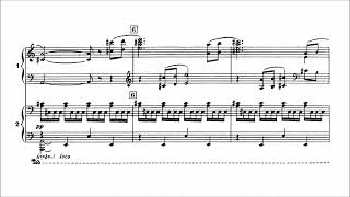 Francis Poulenc - Sonata for two Pianos [With score]