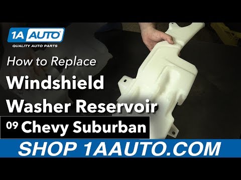 How to Replace Windshield Washer Reservoir 07-14 Chevy suburban