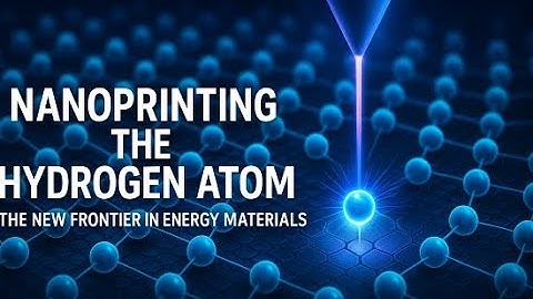They’re Now Printing Hydrogen One Atom at a Time — This Changes Everything