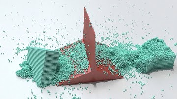 Blender cycles Molecular test Animation