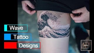 Like Surf ? Get luck with Wave Tattoo Designs HD ,