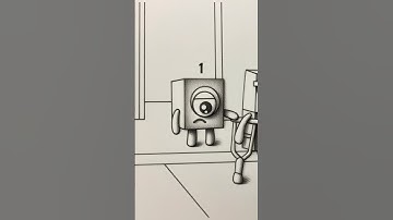 Numberblocks 13 and 1 Motivate NB 2 to Walk Again - Numberblocks Fanmade Coloring Story#shorts