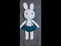 Crochet bunny / legs / body / part 3