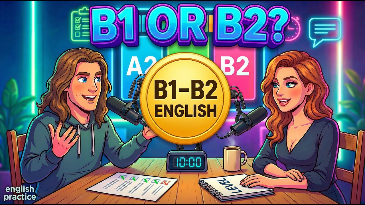 How to Check Your English Level (Simple Self-Test) ✅📝 | B1–B2 English Listening