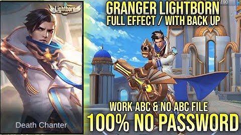 SCRIPT SKIN GRANGER LIGHTBORN OVERRIDER FULL EFFECT NO PASSWORD WORK ABC & NO ABC FILE YVE PATCH