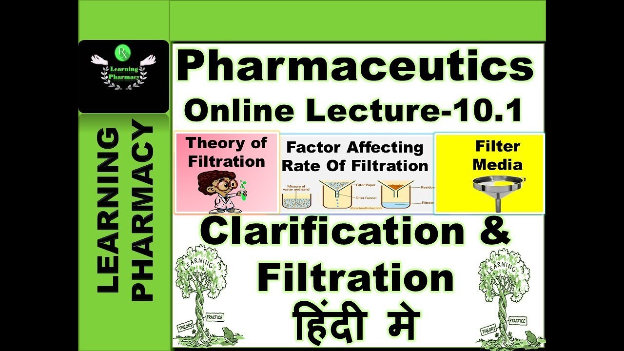 Pharmaceutics CH10.1 Clarification & Filtration Pharmacy Online
