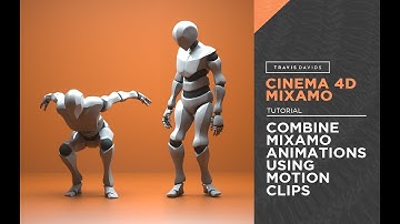 Cinema 4D & Mixamo - Combine Mixamo Animations Using Motion Clips