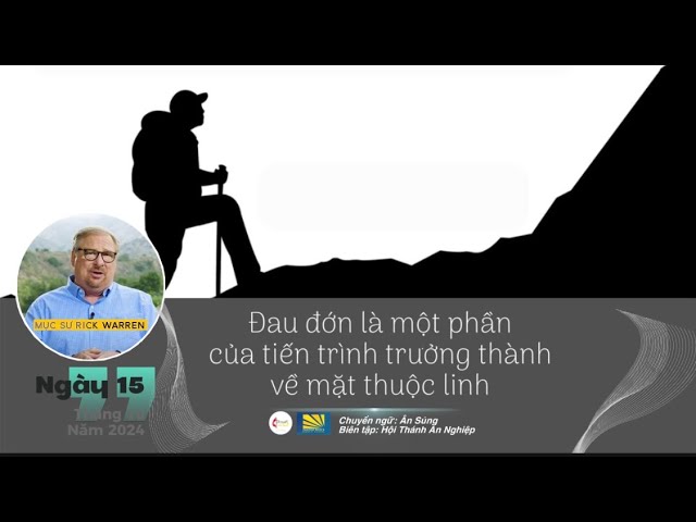 Outline Video 🌅HVMN| 15/10/2024| Đau đớn là một phần của tiến trình trưởng thành về mặt thuộc linh | Mục sư Rick 🌴