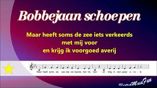 Video thumbnail of "Bobbejaan Schoepen - Zie ik de lichtjes van de schelde - Karaoke"