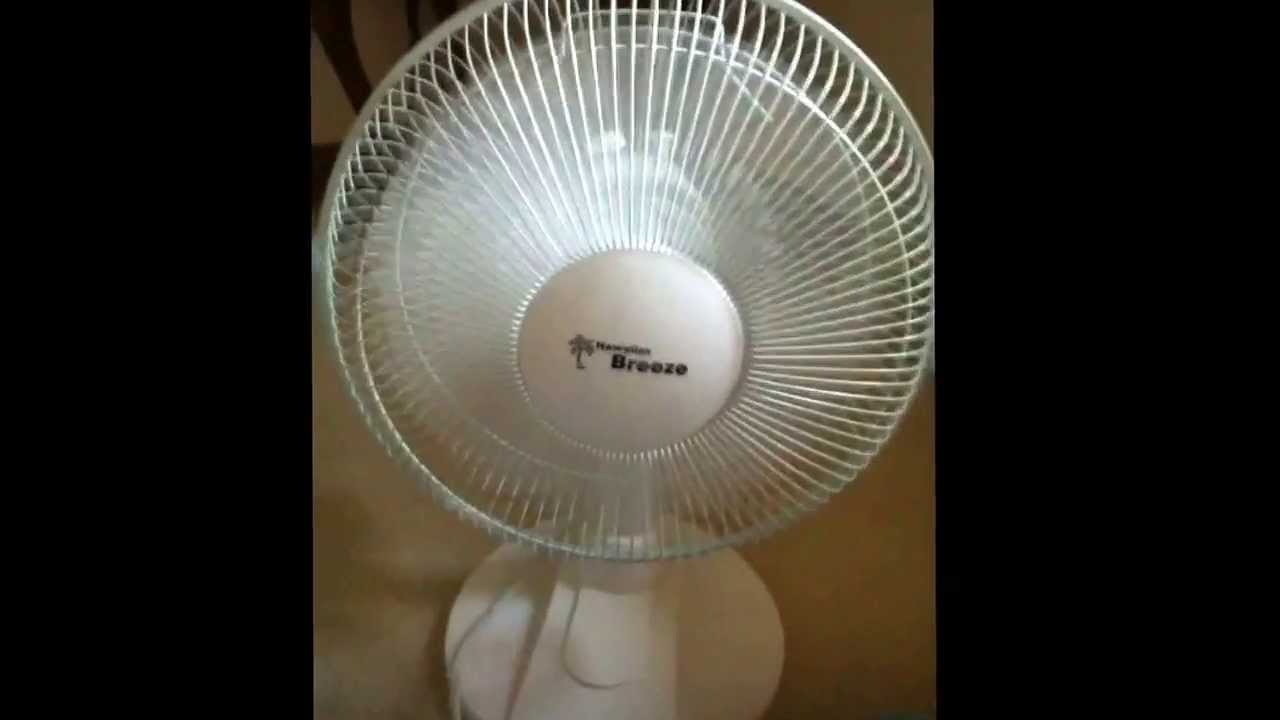 Hawaiian Breeze Desk Fan Archive Video From 2011 Youtube