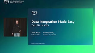 Famous Simplify data integration with Zero-ETL features (L300) | AWS Events Profile