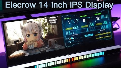 Stunning Visuals with this 14" CPU Monitoring IPS Display | Elecrow