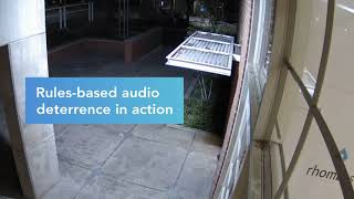 Rhombus Reels: Prevent Security Threats with Automated Audio Deterrence