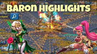 Lords Mobile - Highlights with voice. Baron vs KW and Myth. OlegTheBestFiller