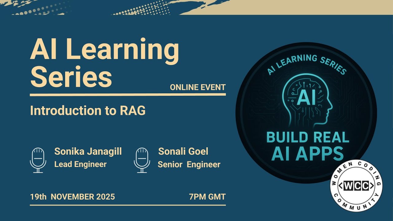 AI Learning Series - Session 3: Introduction to RAG - YouTube