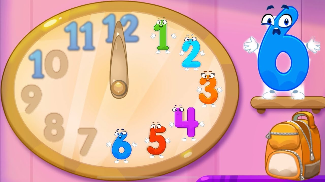 Учим цифры на Руском  123 Цифры 1-10