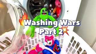 Who Will Win? Poppy Playtime Heroes or the Machine? #washingwars #washingmachine #poppyplay #asmr